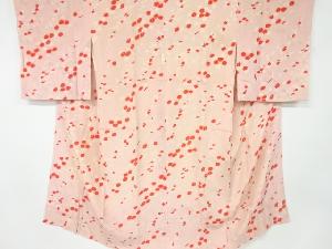 アンティーク　錦紗草花模様長襦袢